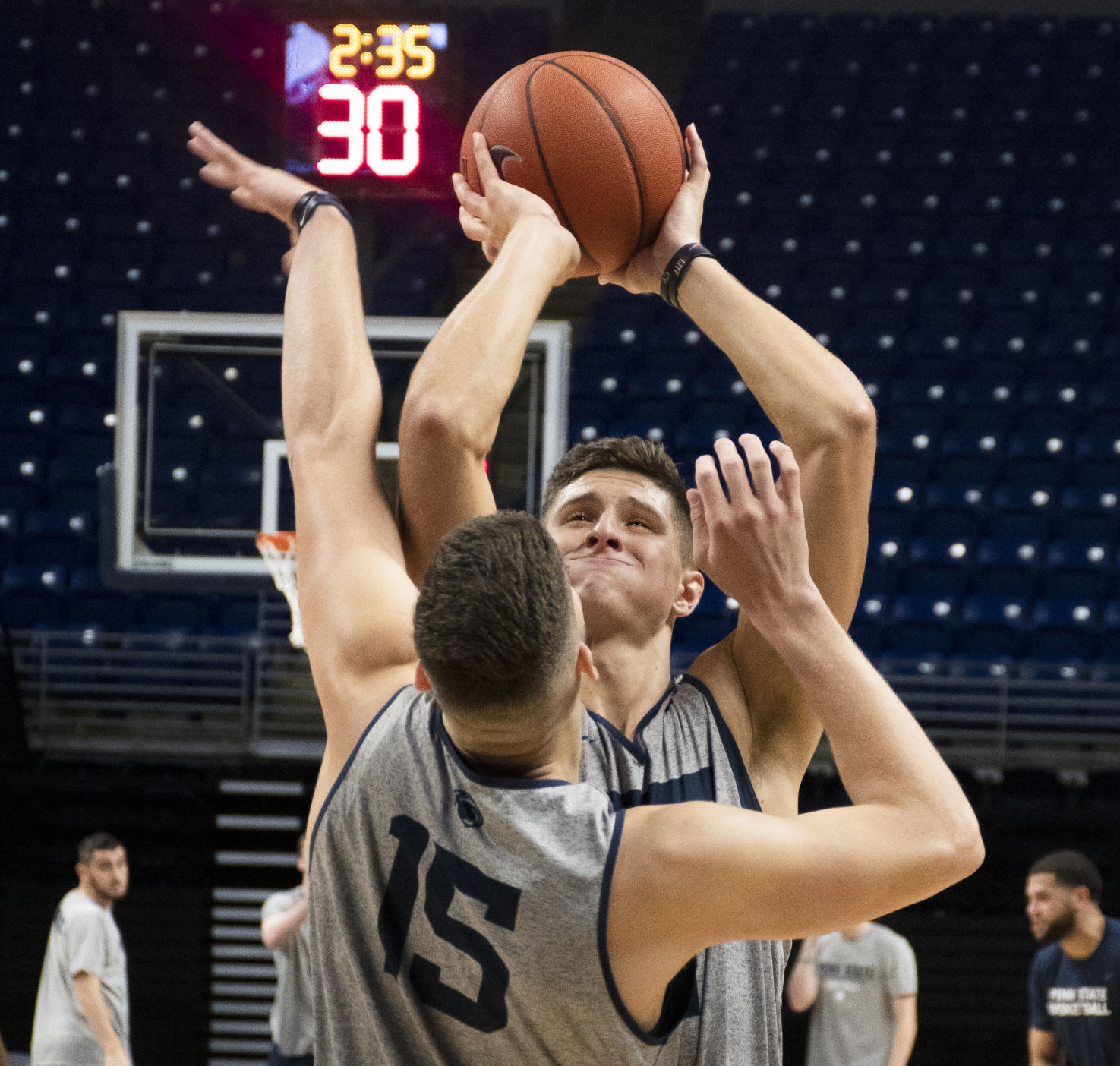 Basketball Media Day, John Harrar